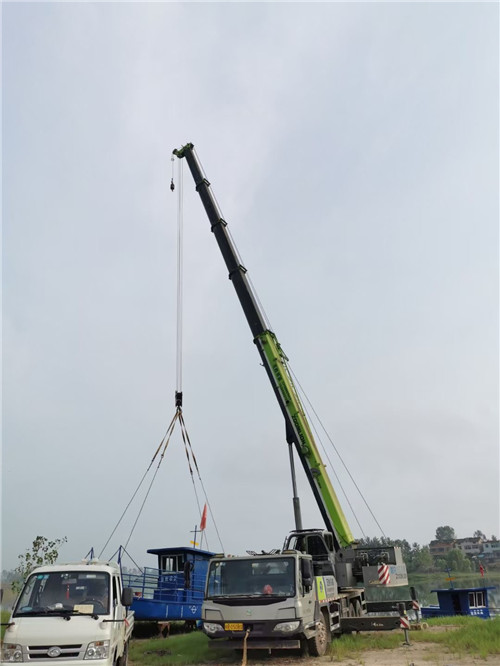 衢州市桥梁建设吊装案例